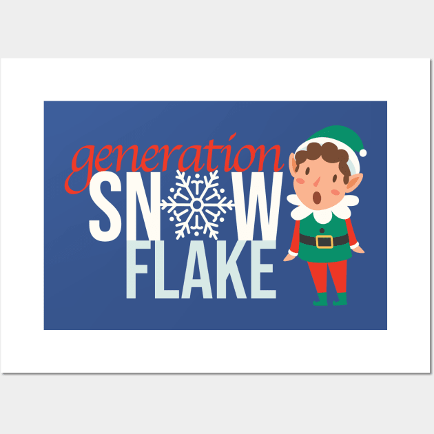 Generation Snowflake Wall Art by CoinRiot